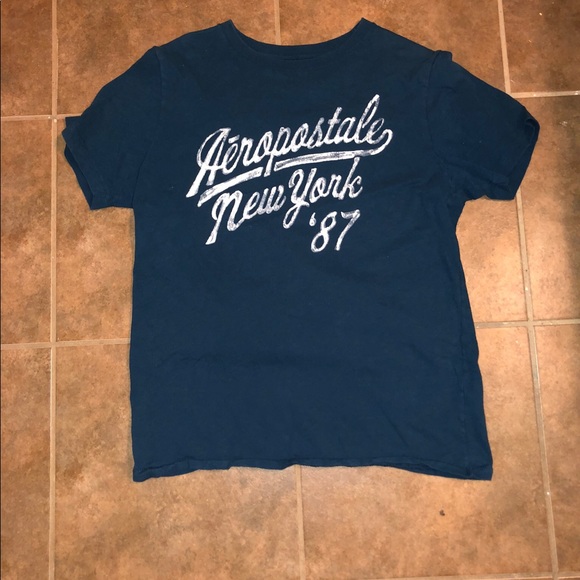 👻Men’s Aeropostale Navy Blue T-Shirt👻 - Picture 2 of 5